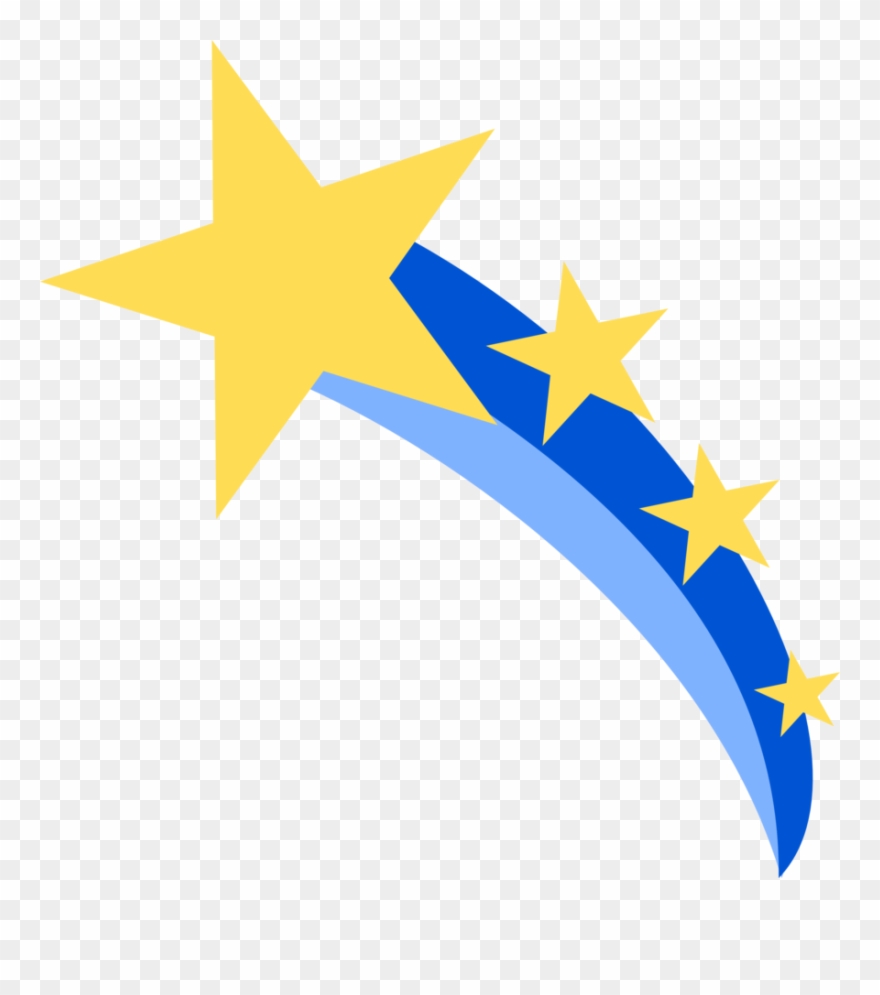 Shooting Star Vector Png - Mlp Shooting Star Cutie Mark Clipart