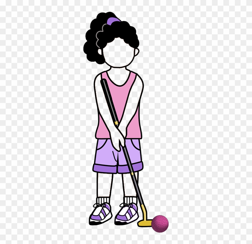 Miniature Golf Kids Birthday T Shirt For Girl Mandys - Illustration Clipart
