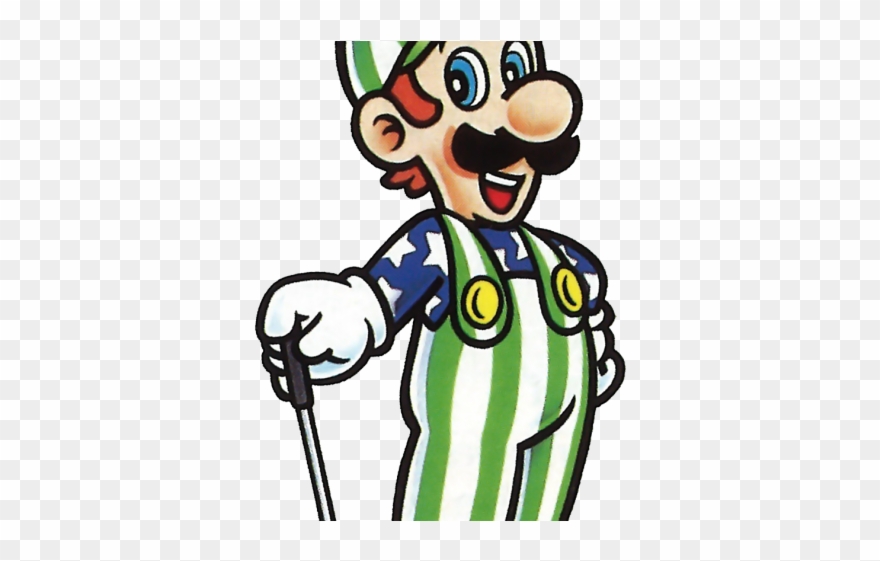 Golf Clipart Autumn - Nes Open Tournament Golf Luigi - Png Download