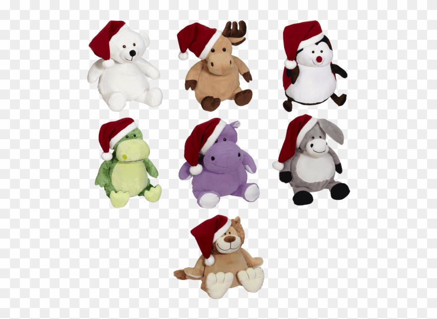 Weihnachtsmütze, 20 Cm, Für Plüschtiere - Embroidery Buddy Christmas Clipart
