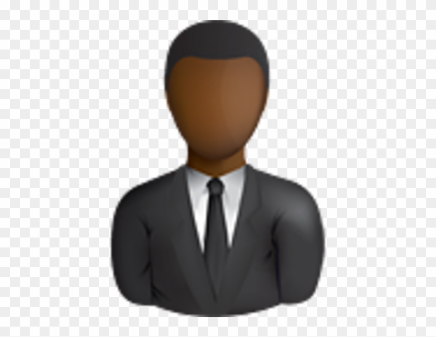 Black Business User - Business User Clipart