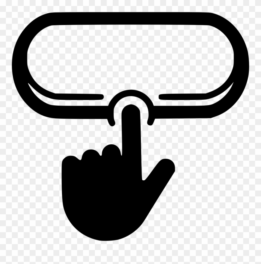 Clip Button Press Jpg Royalty Free - Press Button Icon Png Transparent Png