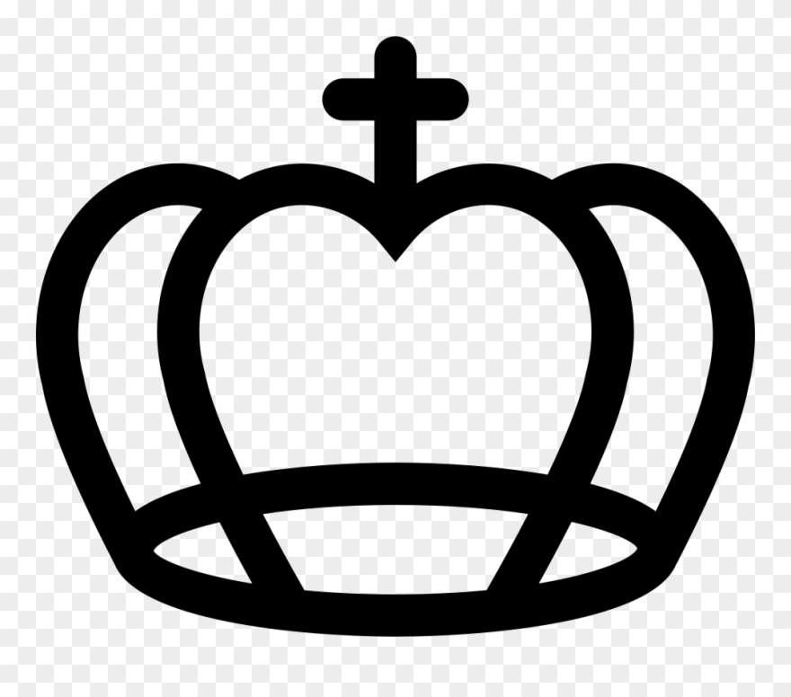 Royal Catholic Crown Comments - El Contorno De Una Corona Clipart