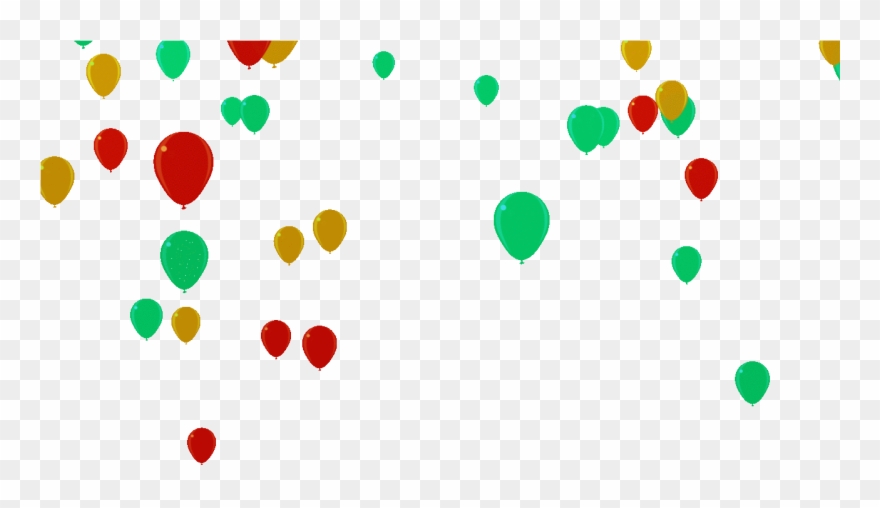 Confetti Clipart Falling Gif Pencil And In Color Confetti - Balloons Falling Gif Transparent - Png Download