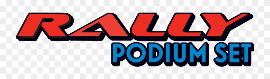 Rally Podium Set - Podium Clipart