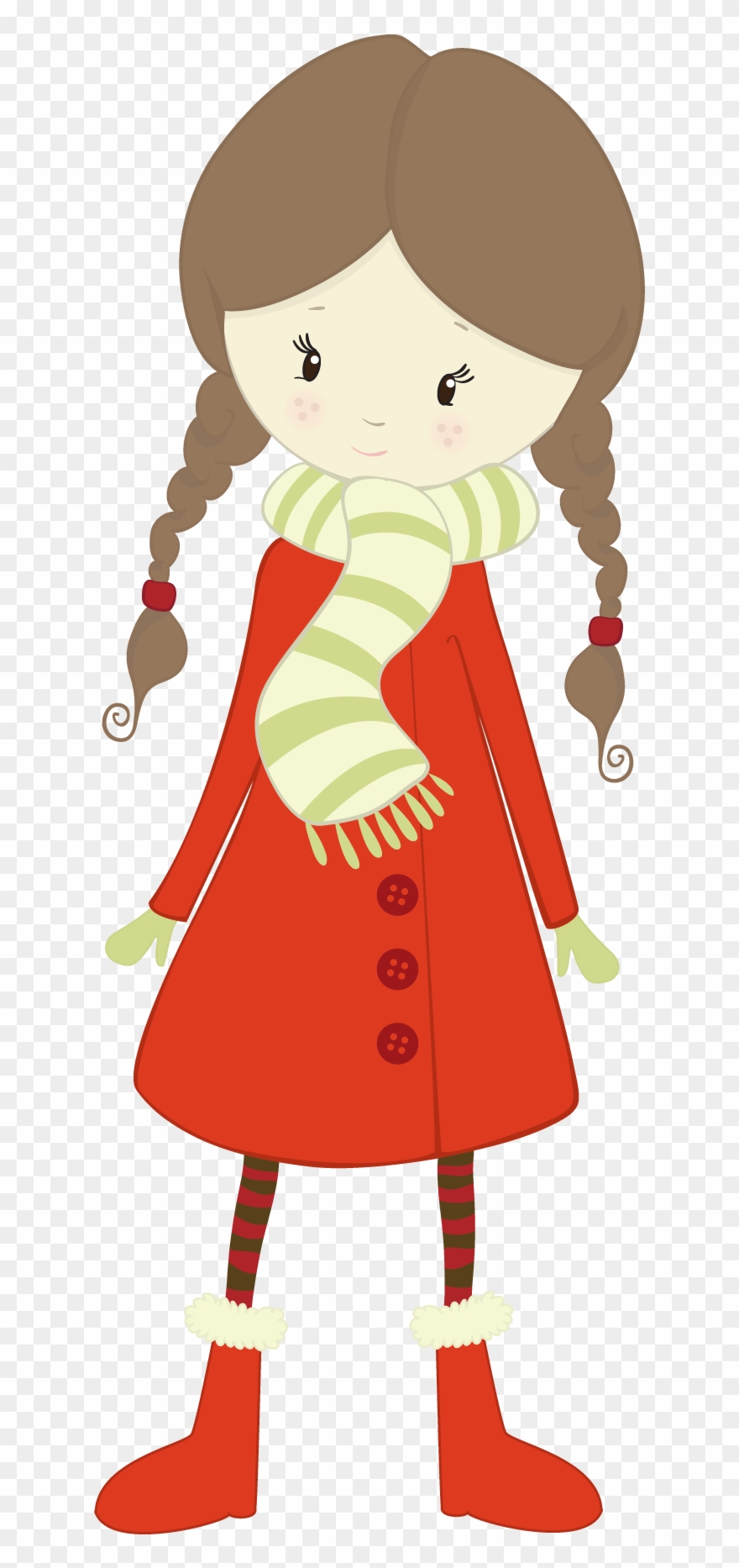 Girls ‿✿⁀○ Weihnachten, Weihnachten, Schnee, Clipart - Clip Art - Png Download