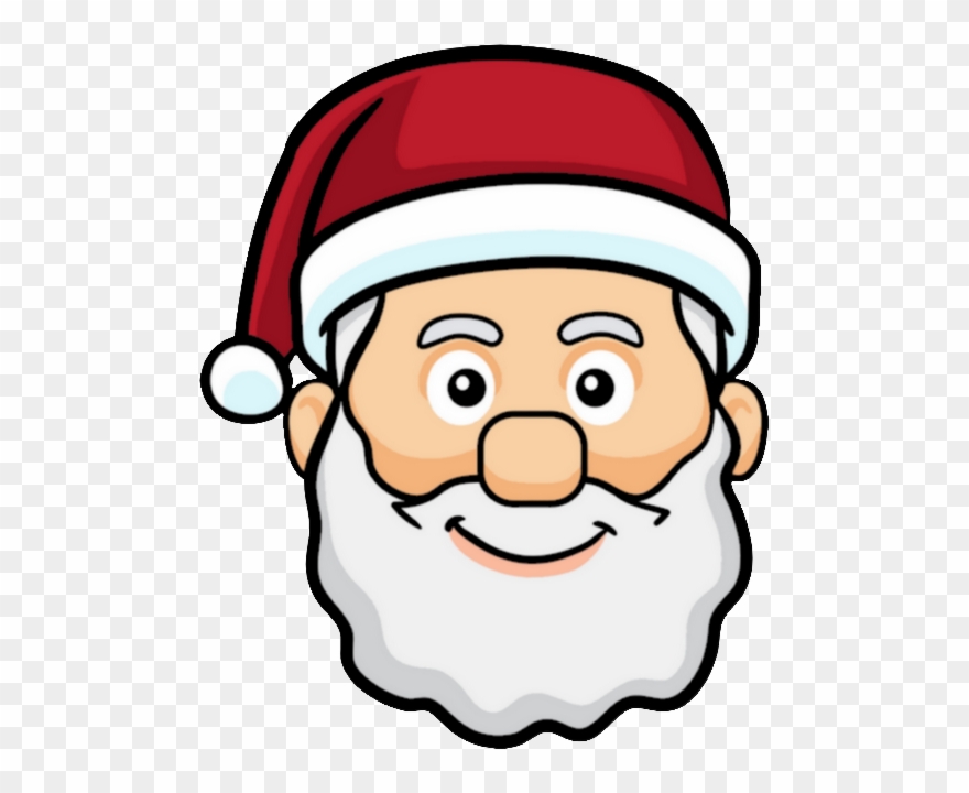 Ge Père Noël Rouge Content - Pere Noel Emoticone Clipart
