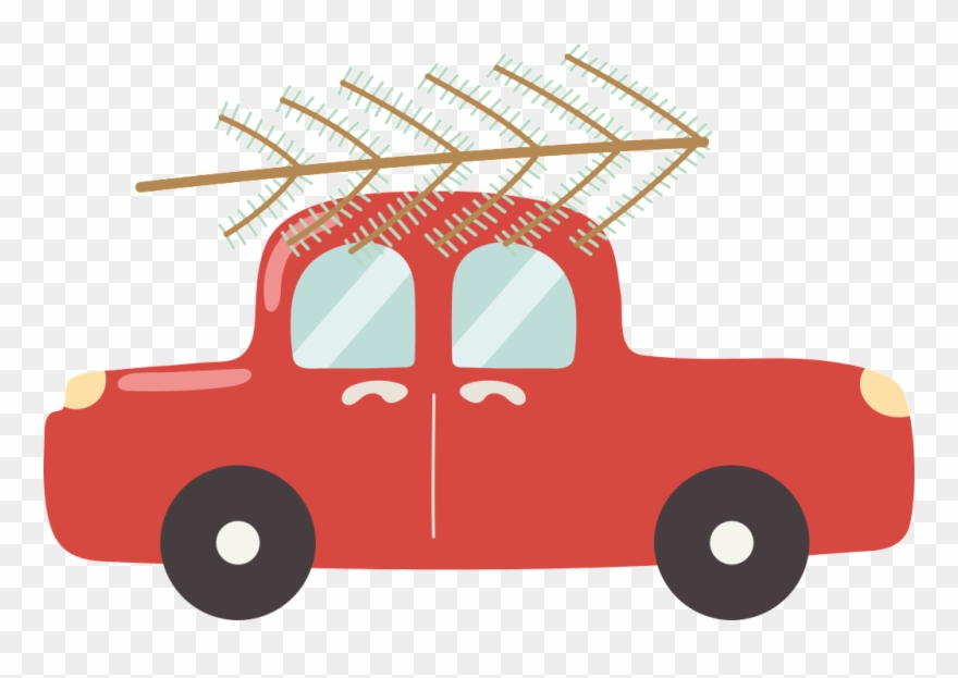 Voiture De Noël Noël - Christmas Day Clipart