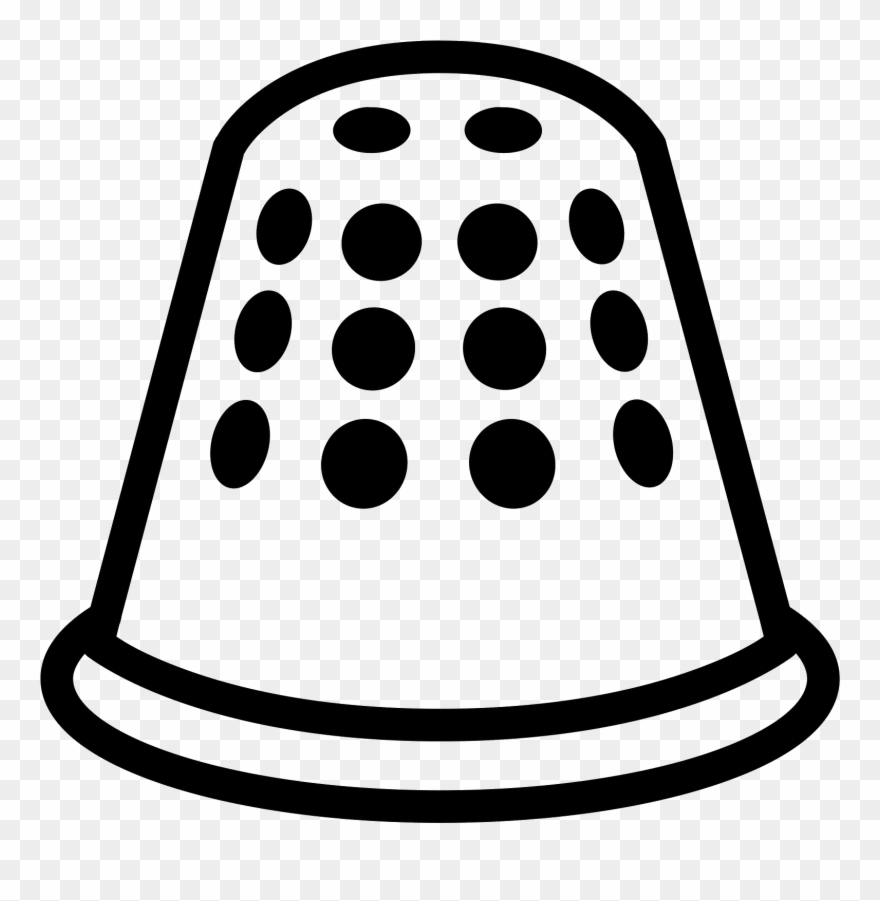 Thimble Icon - Dedal Icon Clipart
