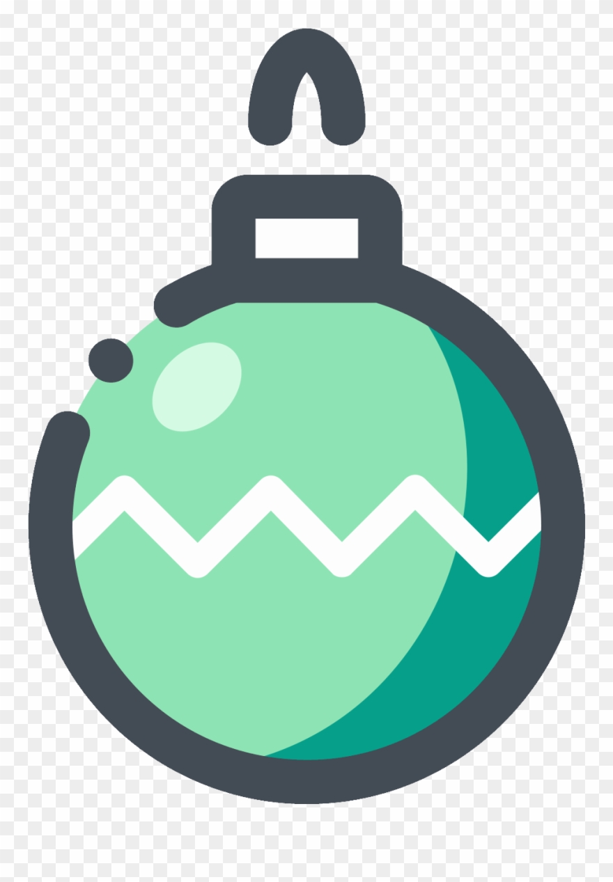 Boule De Noel Icon - Christmas Day Clipart