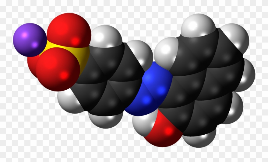 Naphthol Azo Molecule Structure Png Image - 신경 전달 물질 일러스트 Clipart