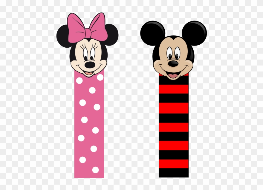 Somummy Marque Page Mickey Minnie - Marque Page Mickey Clipart