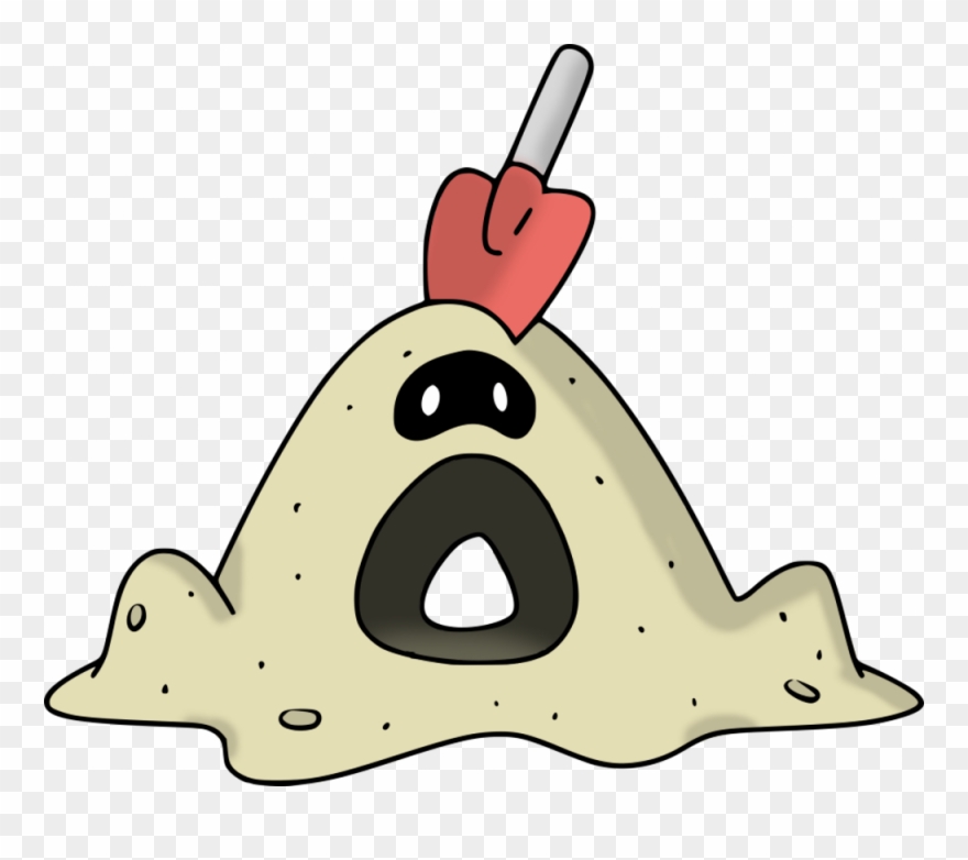 Faites Attention, Lors De Vos Vacances À La Plage De - Pokemon Sandygast Clipart