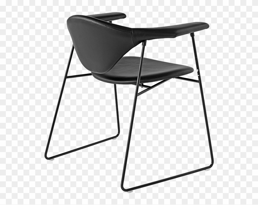Masculo Chair Leather - Gubi Masculo Dining Chair Clipart