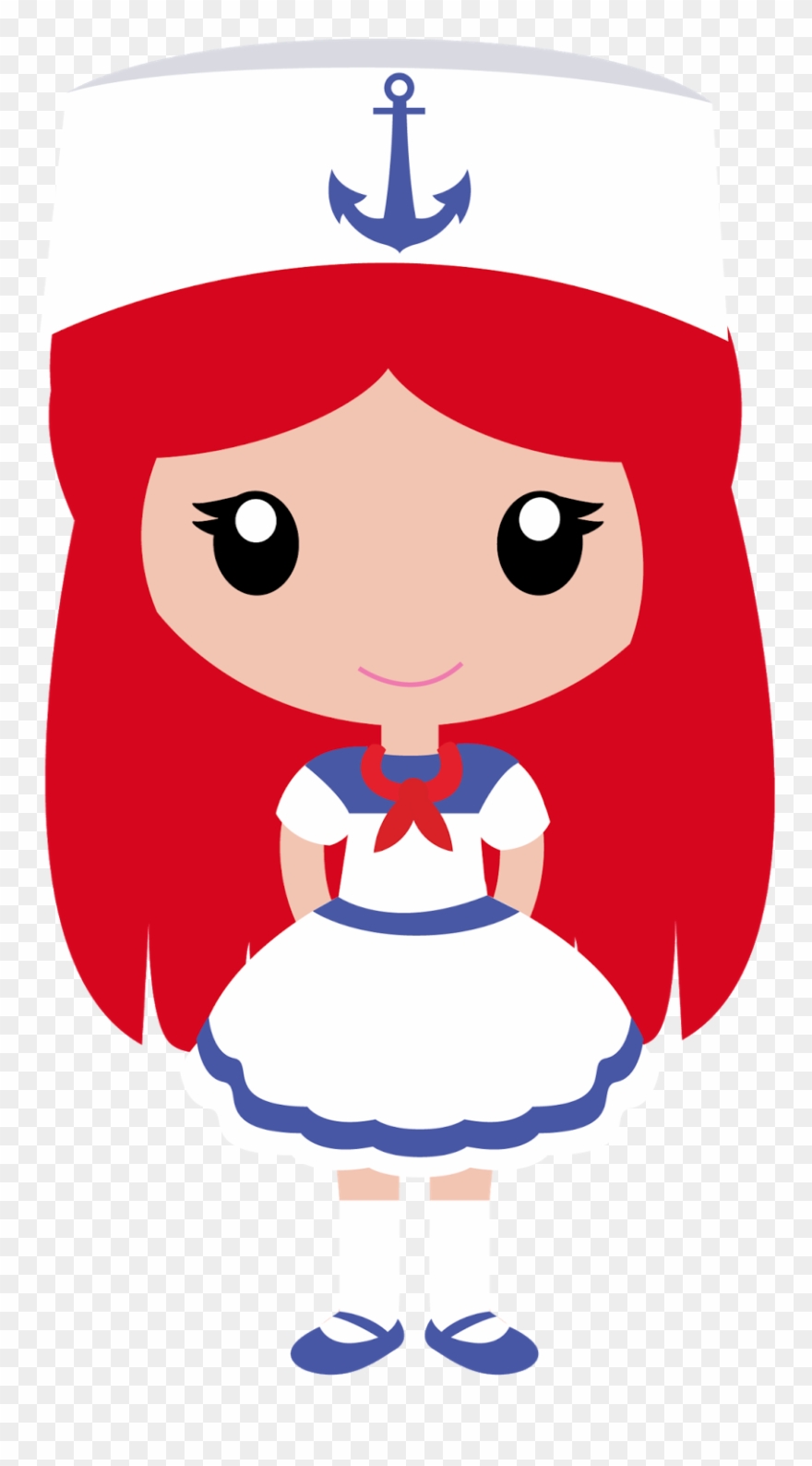 Giggle And Print - Clip Art Nautical Girls - Png Download