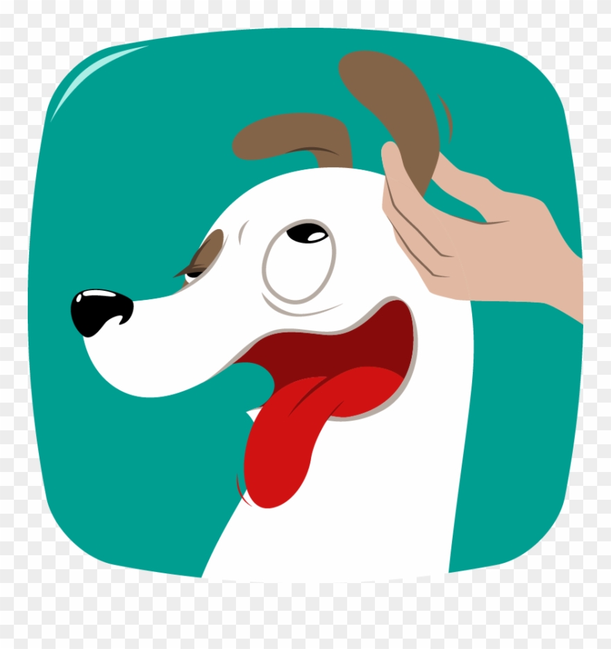 Nettoyage Oreille Chien Massez La Base De L'oreille - Dog Clipart