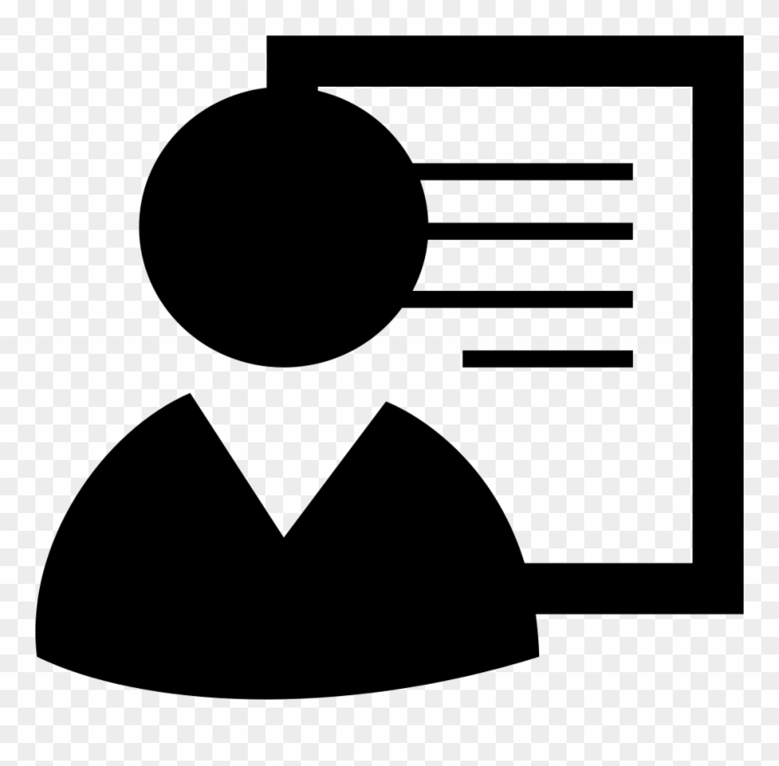 Png File - Icon Personal Data Free Clipart