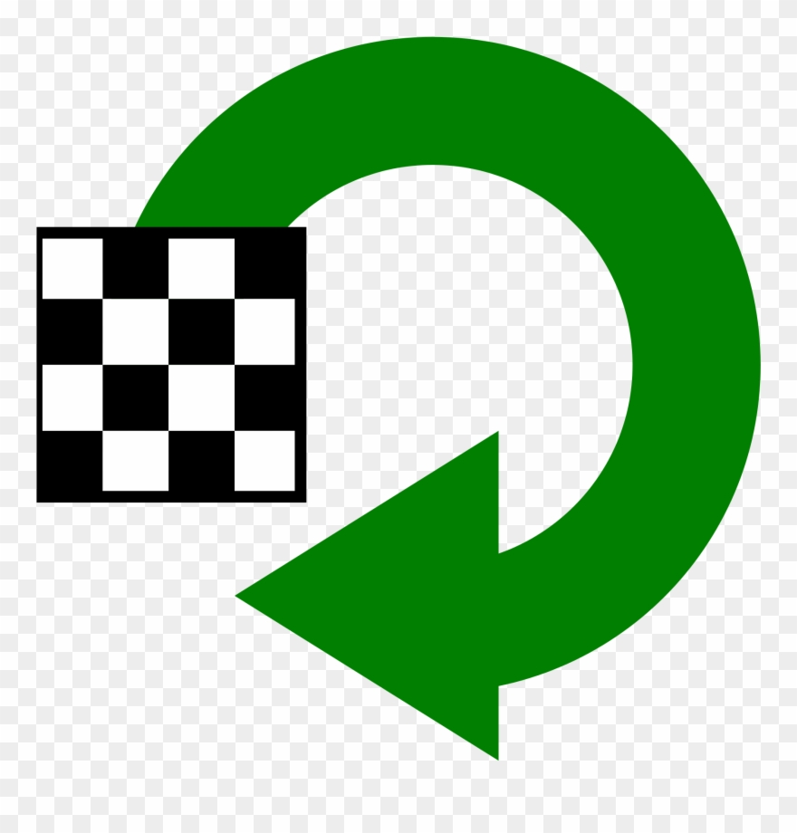 Race Track Clipart 5, Buy Clip Art - Clockwise And Anticlockwise Poster - Png Download