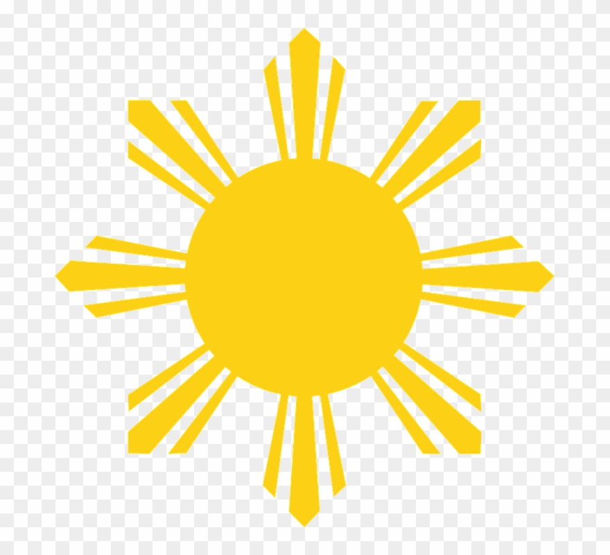 Cross Sun Cliparts 5, Buy Clip Art - Flag: Naval Jack Of The Philippines - Png Download