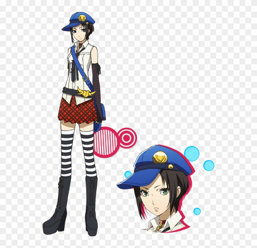 Persona 4 The Golden Animation Marie Cosplay Clipart
