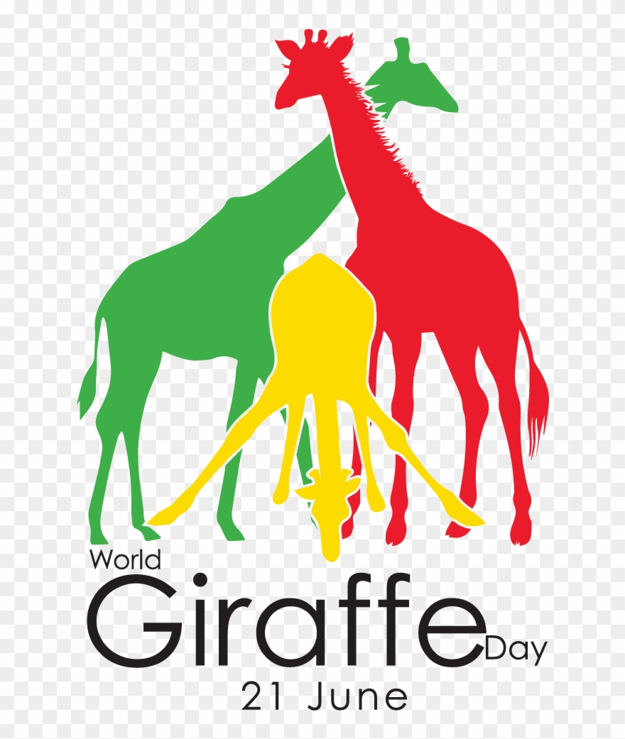 World Giraffe Day 21 June - World Giraffe Day Logo Clipart
