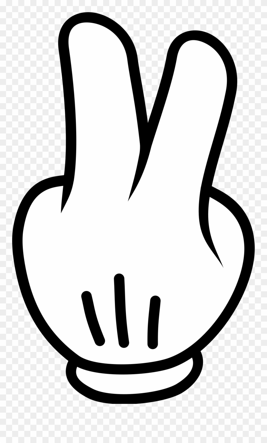 Dedo Da Paz Png Clipart