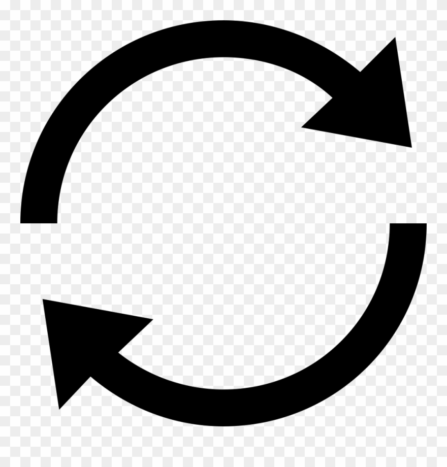 Png File - Arrow Going In A Circle Clipart