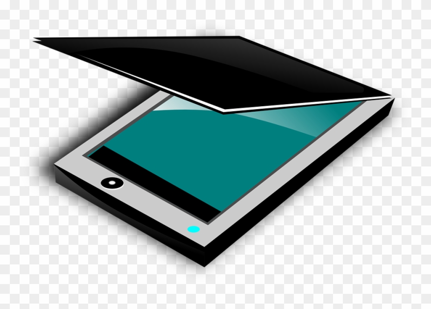 Collection Of Scanned Cliparts - Scanner Clip Art - Png Download