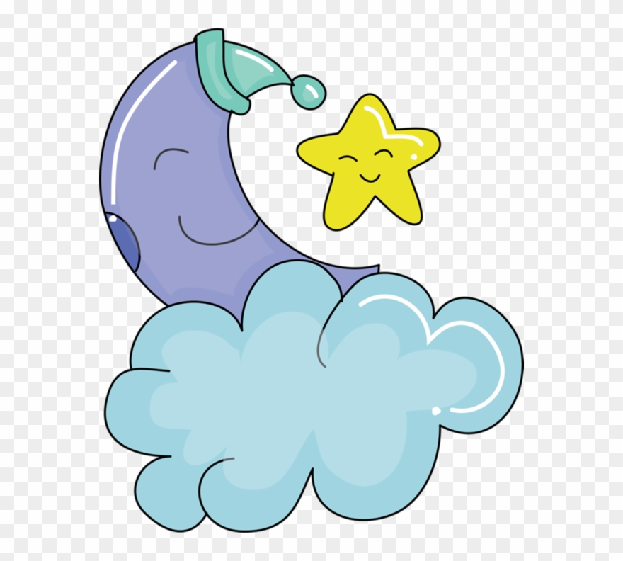 Visiter - Lua E Estrela Desenho Clipart