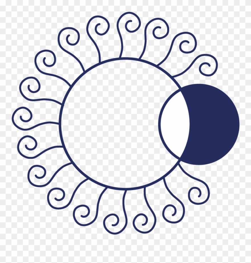 Riad Lune Et Soleil - Clip Art - Png Download