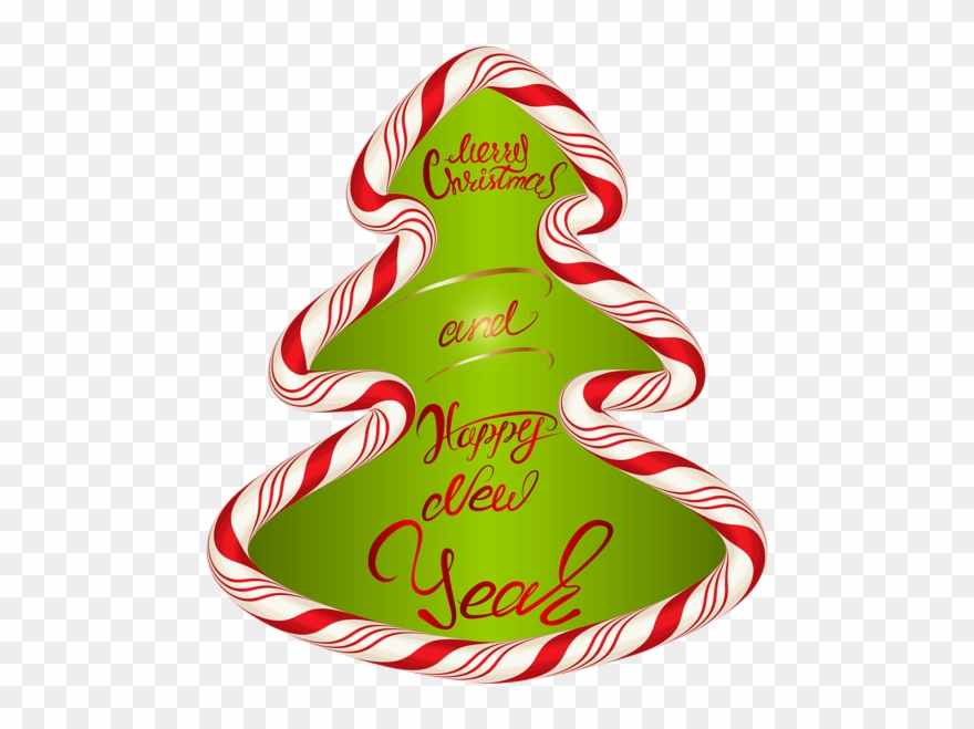 Christmas Candy Tree Png Clipart Image - Christmas Tree Ornament Clipart Transparent Png