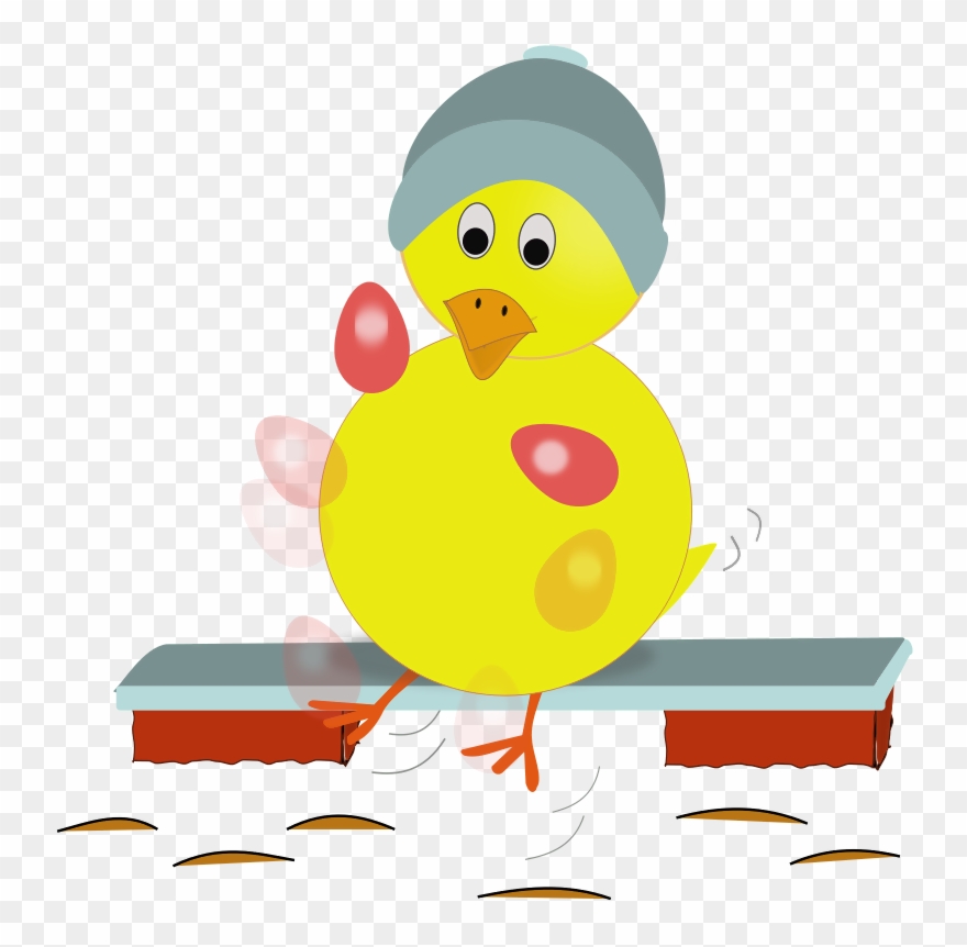 Œufs De Poulets À Pâques - Easter Clipart