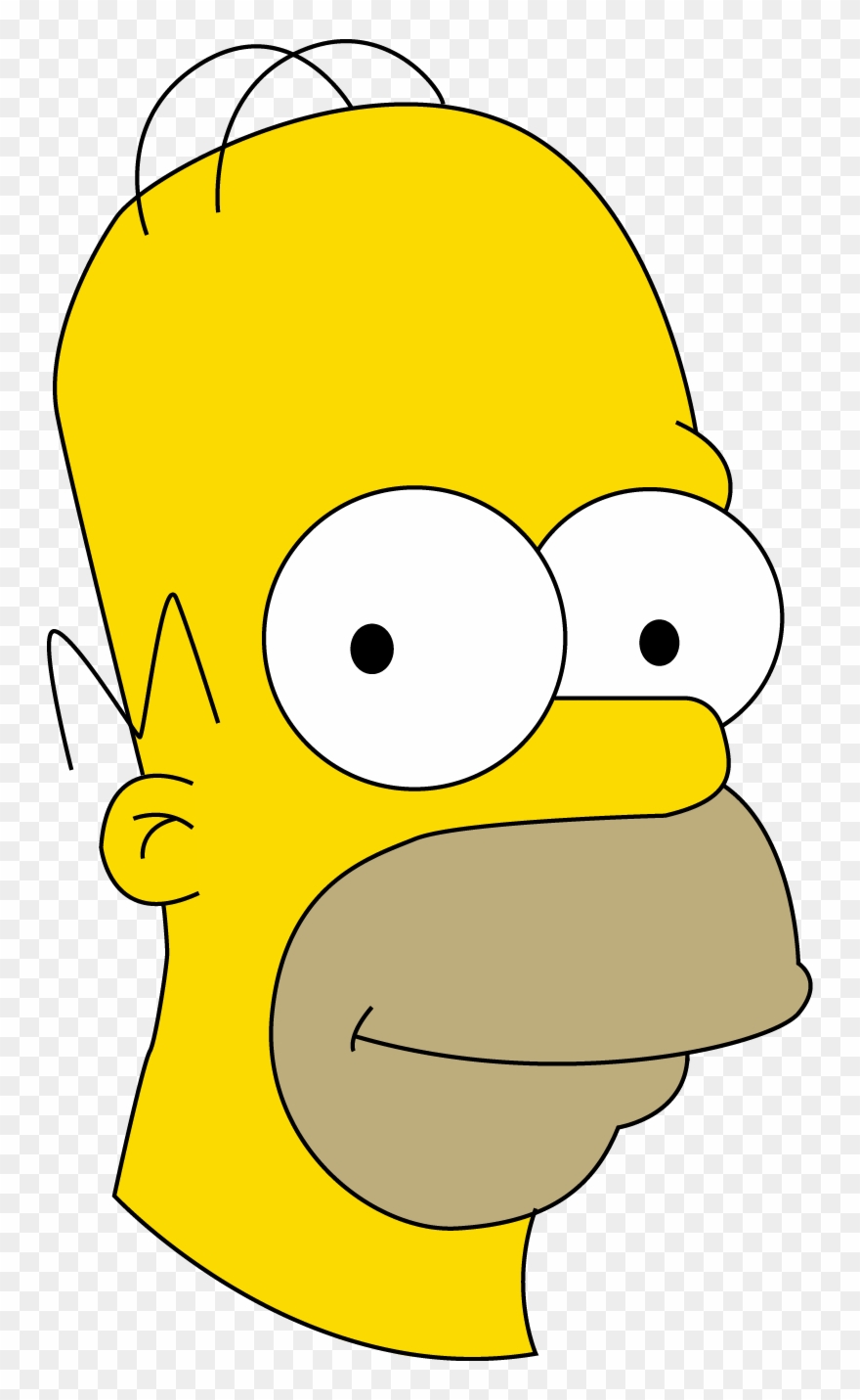 Homer Simpson Png - Homer Simpson Head Png Clipart