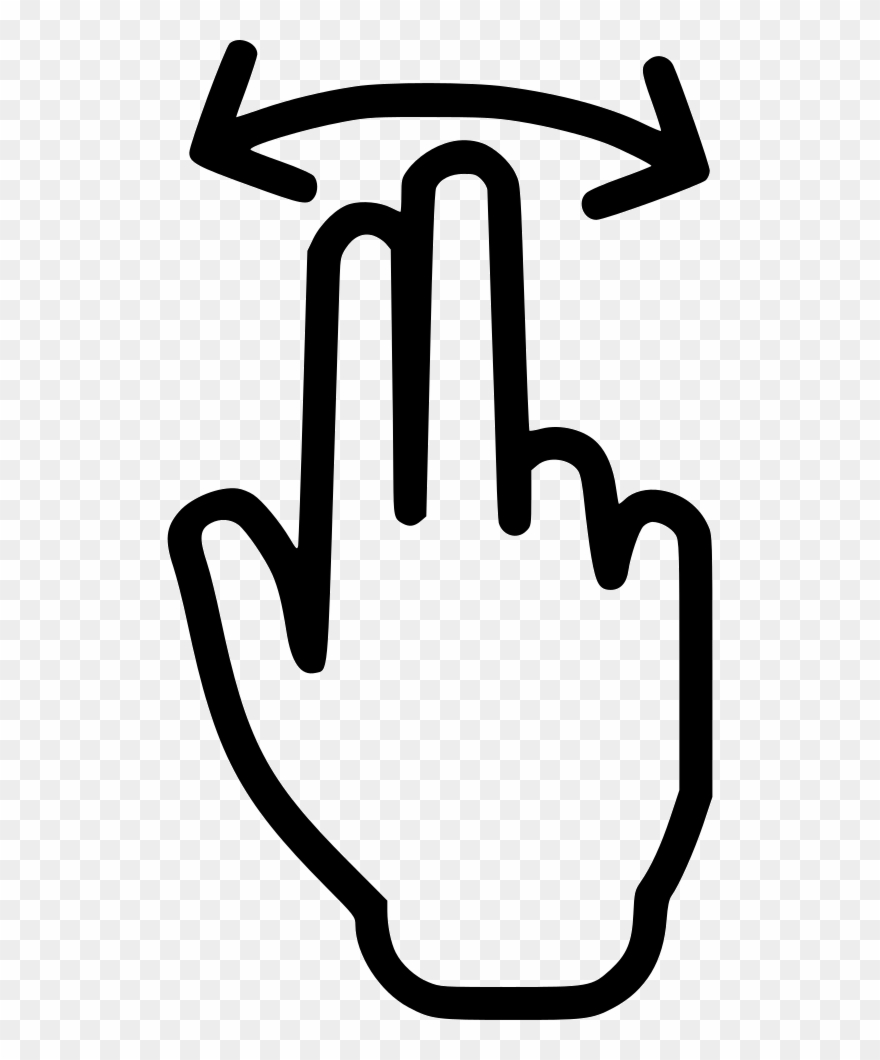 Png File - Swipe Hand Clipart Transparent Png