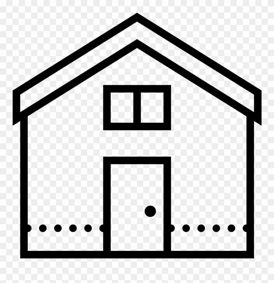 Its Where You Live, Theres A Door To Enter With A Roof - Postal Code Zip Code Icon Clipart