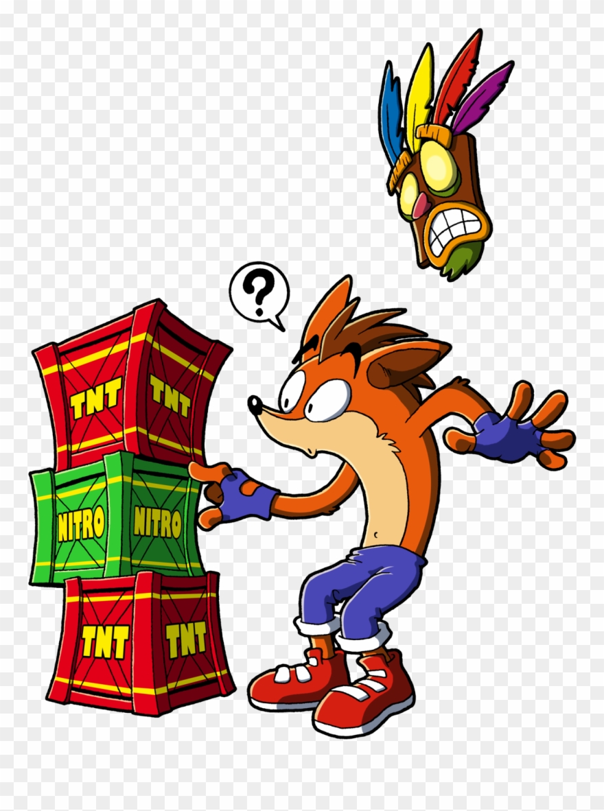 Quelques Dessins Récents - Crash Bandicoot Crash Crate Clipart