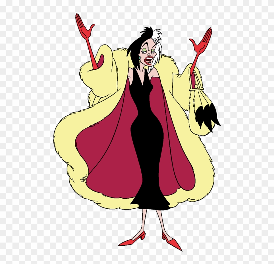 Clipart Free September - Cruella De Vil Transparent - Png Download