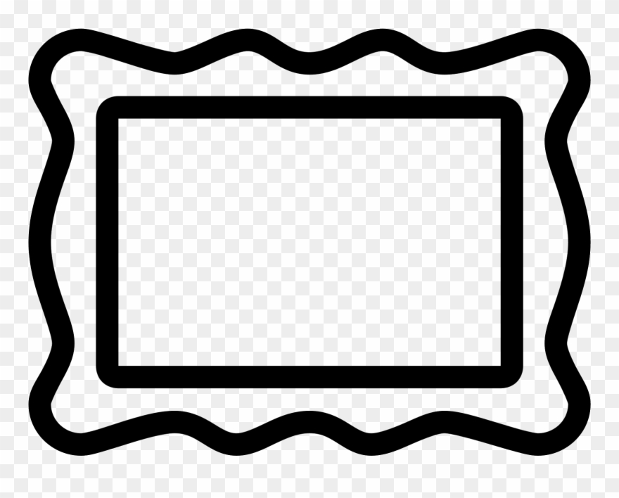 Cadre Icon - Frame Icon Clipart