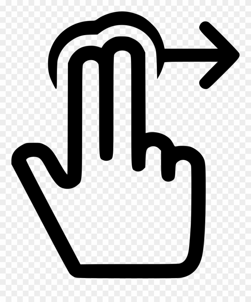 Png File - Finger Arrow Png Clipart