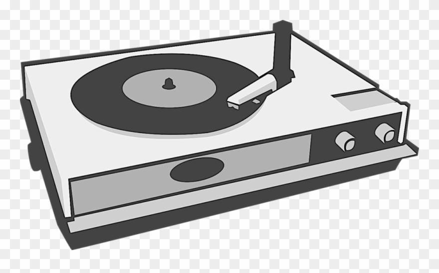 Dj Kza Aime Les Vinyles, Il Les Trouve À L'autre Bout - Musicdisc Players Clip Art - Png Download