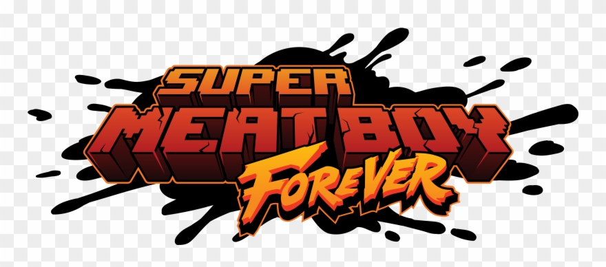 Logo Super Meat Boy Forever - Super Meat Boy Forever Clipart