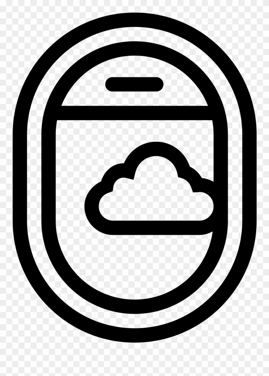 Avion Hublot Ouvert Icon - Airplane Window Icon Png Clipart
