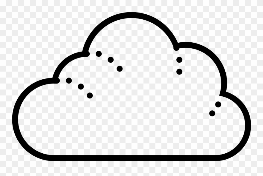 This Is A Very Simple Icon That Looks Just Like A Cloud - Icon Clipart