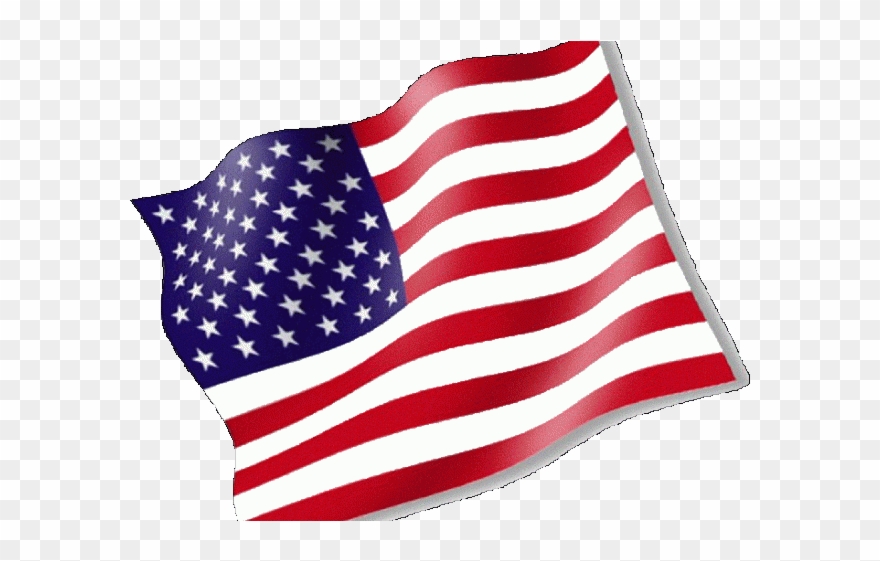 Statement Flag Clipart American Flag - Gif American Flag No Background - Png Download