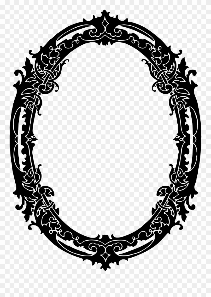 Похожее Изображение - Vintage Silhouette Frame Clipart