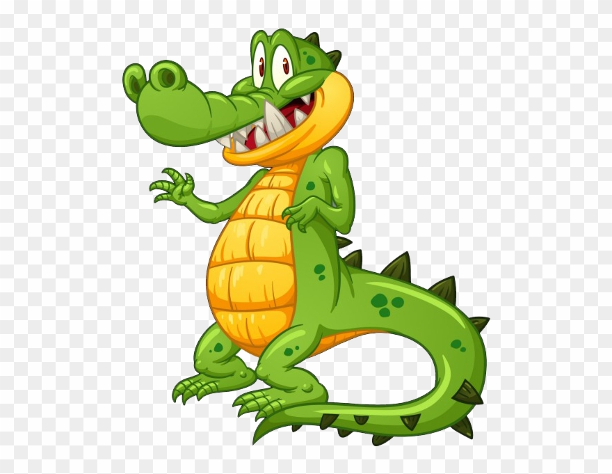 Cute Crocodile Cartoon - Cartoon Crocodile Clipart