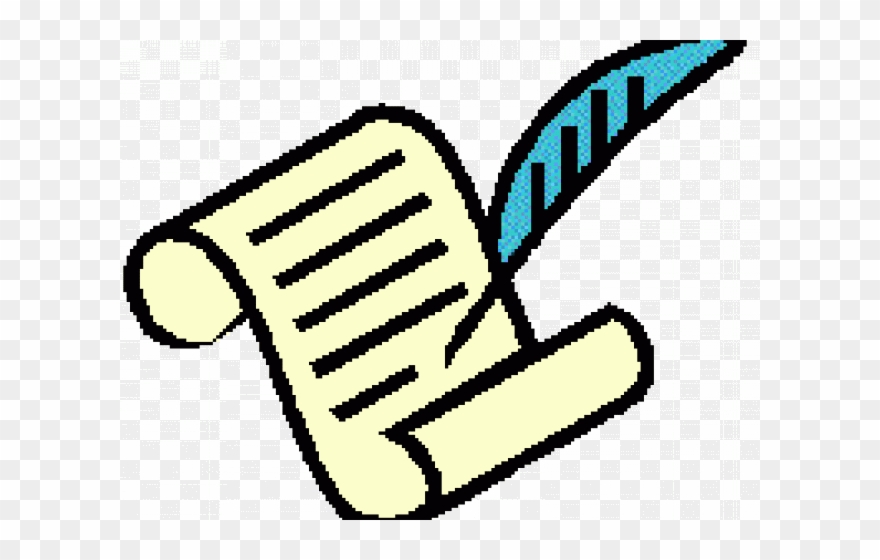 Declaration Of Independence Clipart Hd Wallpaper - Writing Poem Clip Art - Png Download