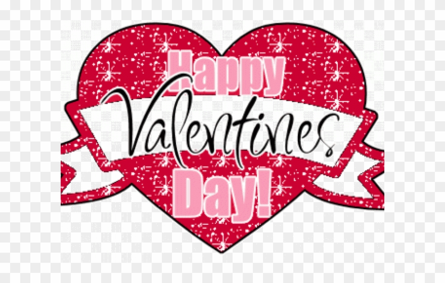 Valentines Day Clipart Animated Happy - Valentine's Day - Png Download