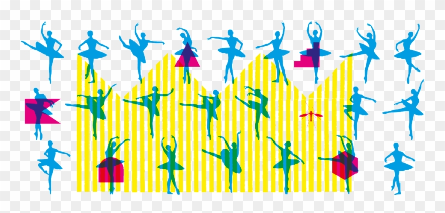 Arton68 - Three Dance Ballerinas Wall Sticker Clipart