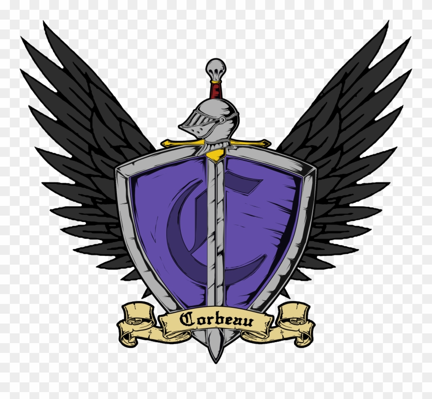 Corbeau Family Crest Clipart